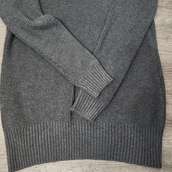 Inc International Concepts Sweater Size L Gray Turtleneck Tunic Bling stretch - Picture 6 of 9